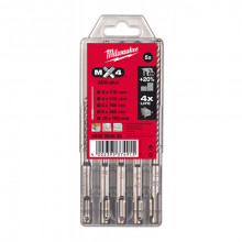Milwaukee - Set Punte SDS-PLUS MX4 Taglienti